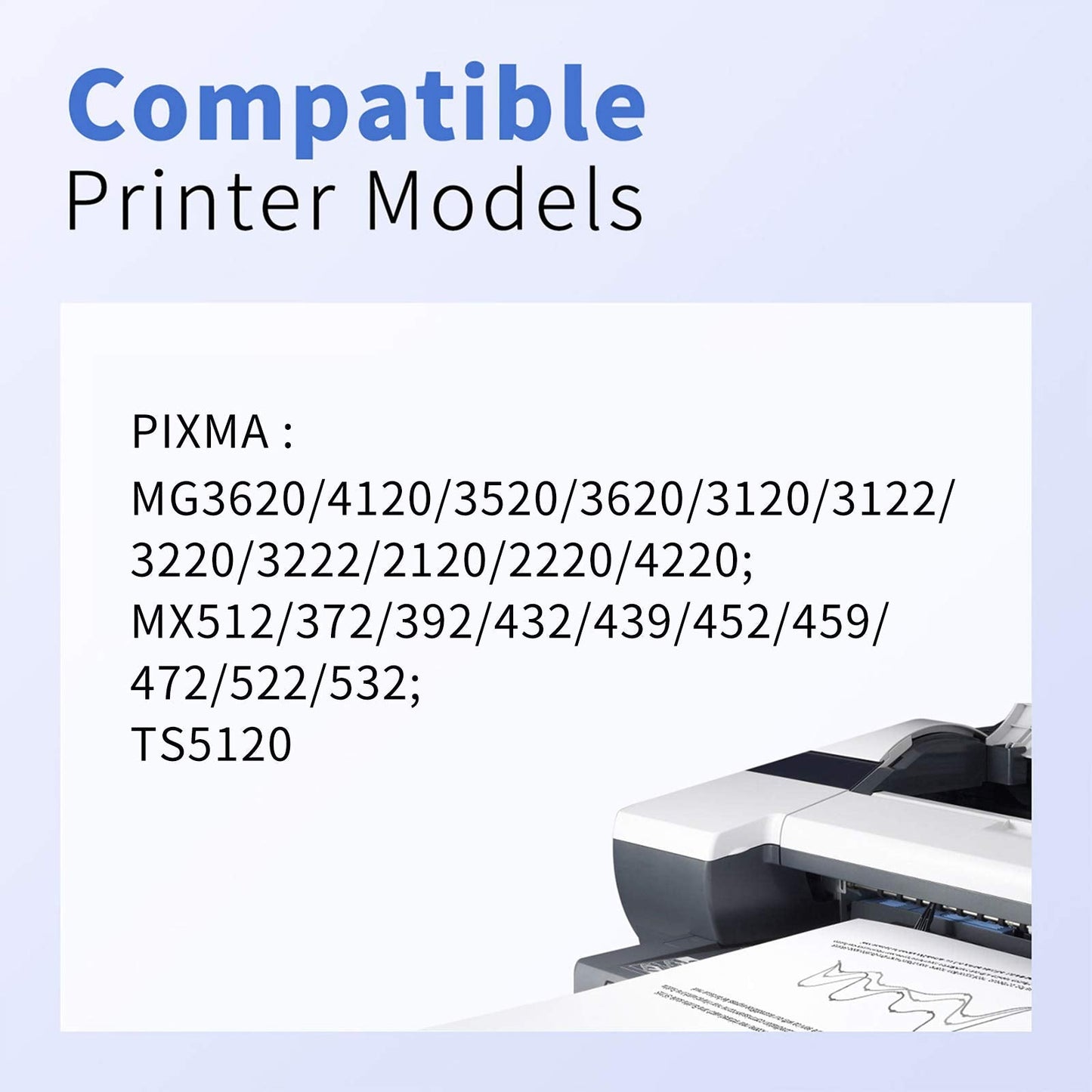 Remanufactured Ink Cartridge Replacement for Canon 240XL 241XL PG-240XL CL-241XL for PIXMA MG3620 MG3600 MG3520 MG3220 TS5120 MX452 MX472 Printer Black Color, 2 Pack