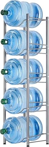 5-Tier Water Cooler Jug Rack for 5-Gallon Bottles