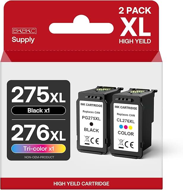 275XL and 276XL Ink Cartridges for Canon PIXMA Printers