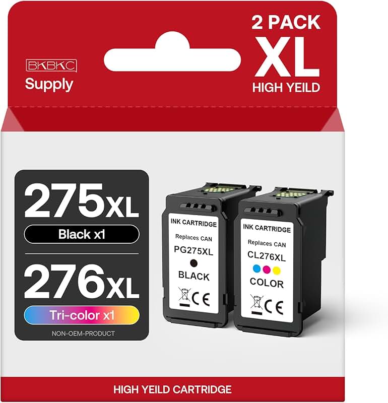 275XL and 276XL Ink Cartridges for Canon PIXMA Printers