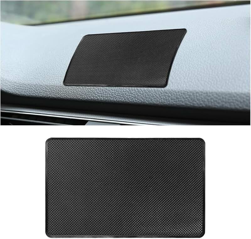 Small Non-Slip Car Dashboard Mat for Keys and Phone