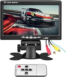 7-Inch Digital HD Car Backup Monitor with Dual Video Inputs