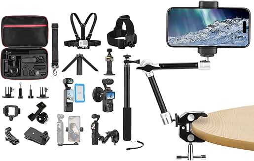 Pocket 3 22-in-1 Accessories Kit with Magic Arm and Clamp