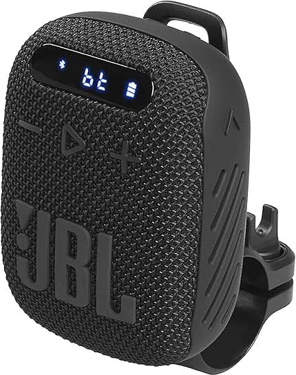 Portable Bluetooth Speaker with FM Radio for Bike Handlebar