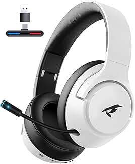 Wireless Gaming Headset with Noise Cancelling Microphone