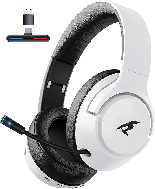 Wireless Gaming Headset with Noise Cancelling Microphone