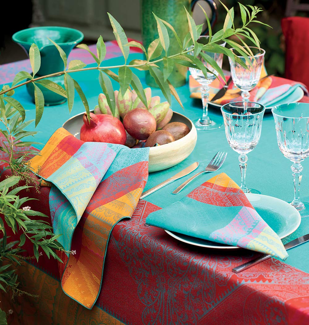 Thiebaut Jodhpur Festival Tablecloth, 71"x98"