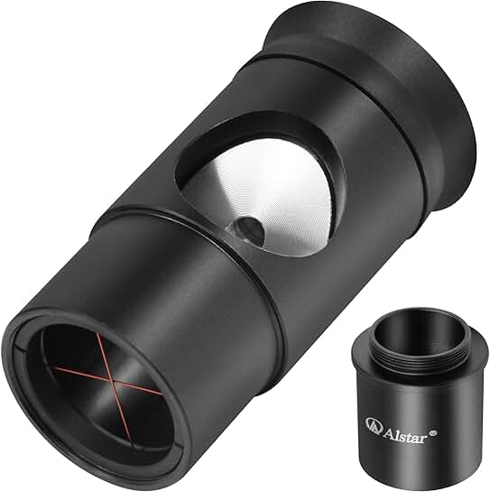 Metal Collimating Cheshire Eyepiece with Adapter Bundle