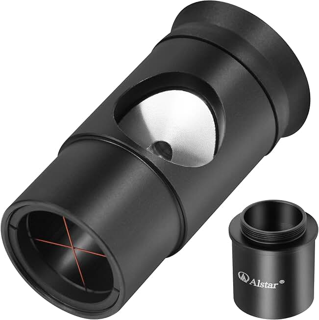 Metal Collimating Cheshire Eyepiece with Adapter Bundle