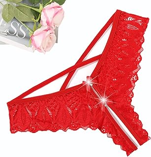Rhinestone Lace Cheeky Briefs for Women