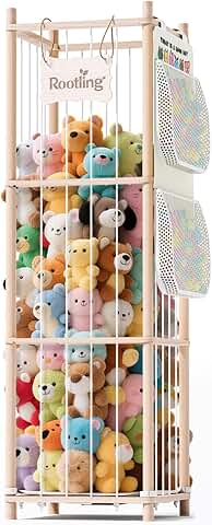 Wooden Stuffed Animal Storage and Organizer