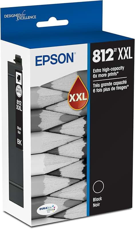 Extra-high Capacity Black Ink Cartridge for WorkForce Printers