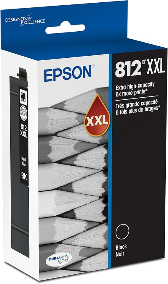 Extra-high Capacity Black Ink Cartridge for WorkForce Printers