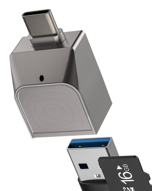USB C to Micro SD Card Reader and OTG Adapter