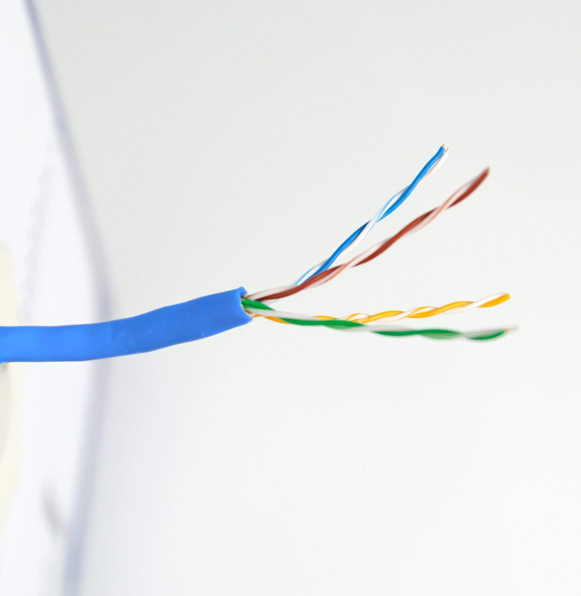 500ft Bulk Cat6, Full Copper Ethernet Cable, 23 AWG, UTP Pull Box, Cat-6 Wire, Indoor, Network Installations, Blue, CABLE-V017