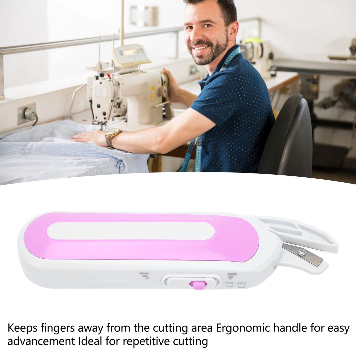 Mini Cordless Electric Scissors for Fabric Cardboard Leather
