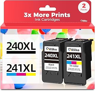 240XL Ink Cartridges Replacement for Canon Printers