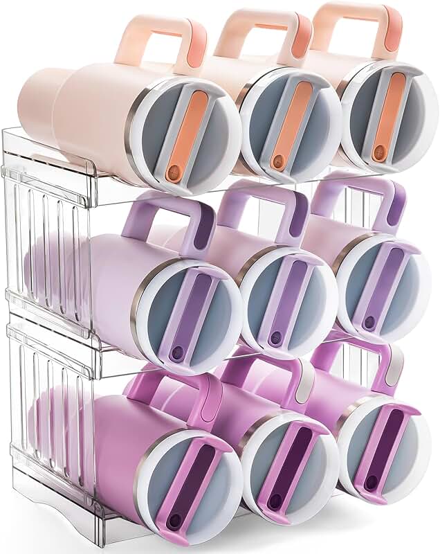 Wall Mount 5-Bottle 32 oz Spray Bottle Organizer