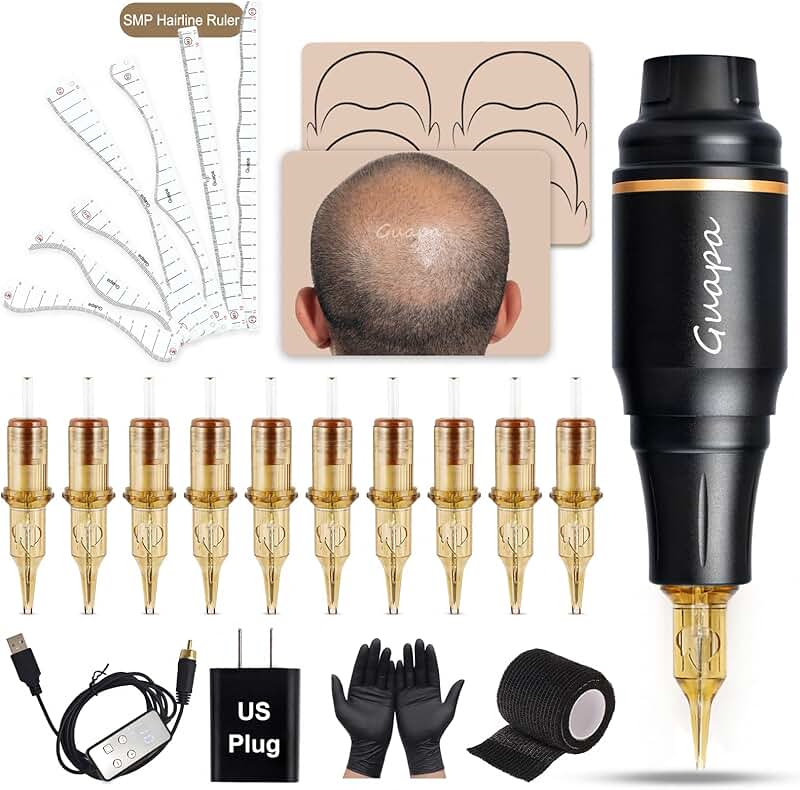 Professional SMP Tattoo Machine Kit for Hairline Restoration