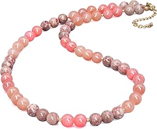 Beaded Natural Gemstone Necklace for Women