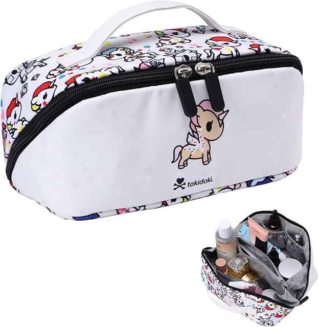 Large Capacity Unicorno Travel Makeup Bag with Handle