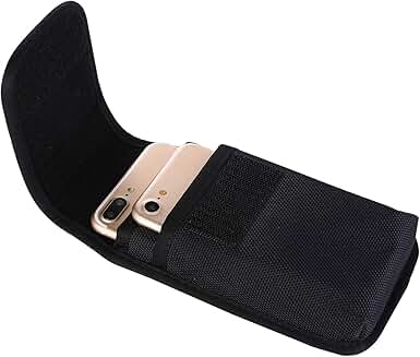 Dual Phone Case Sleeve with Belt Loop for Two Devices