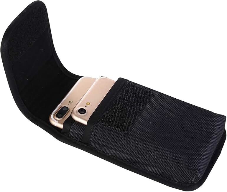 Dual Phone Case Sleeve with Belt Loop for Two Devices