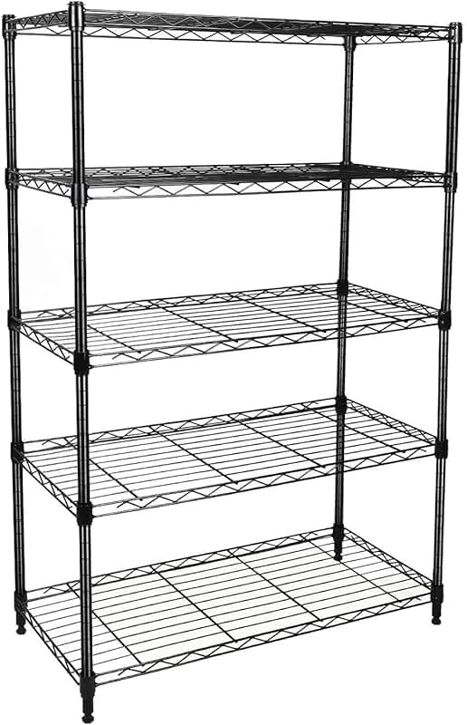 Heavy Duty 5-Shelf Storage Shelving Unit, 1250lbs Capacity