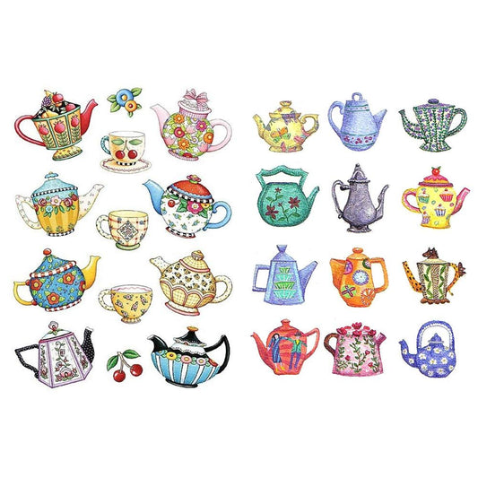 Cute Kawaii Teapot Stationery and Art Supplies