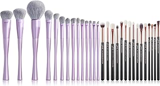 15-Piece Professional Makeup Brush Set in Purple