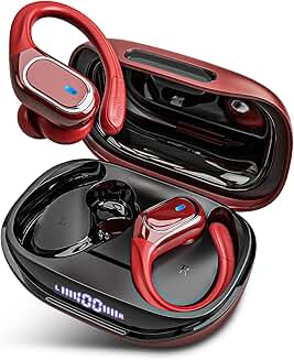 Wireless Bluetooth Earbuds with 80H Playtime and Waterproof Design