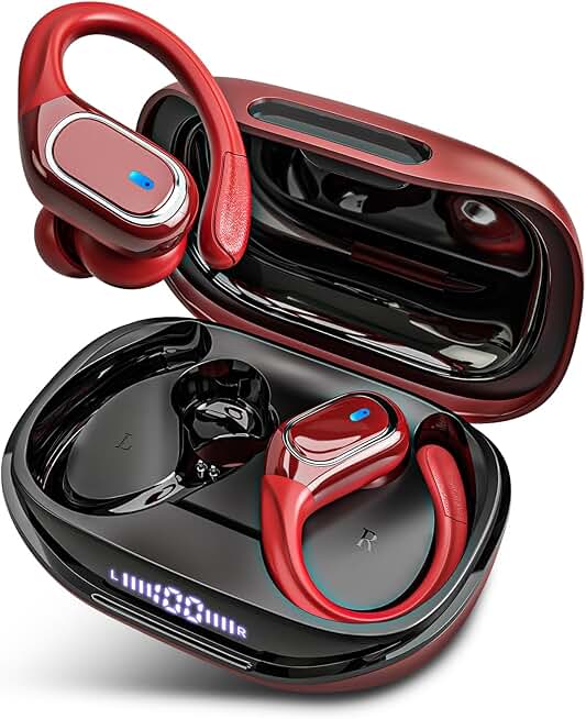 Wireless Bluetooth Earbuds with 80H Playtime and Waterproof Design