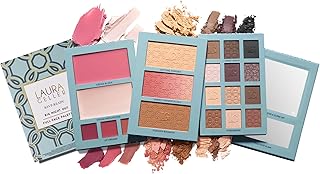 Full Face Travel Makeup Palette with Eyeshadows, Blush, and More