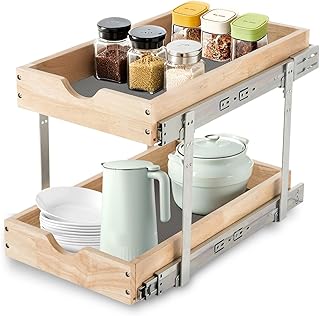 Pull Out Cabinet Organizer with Soft-Close Dampers