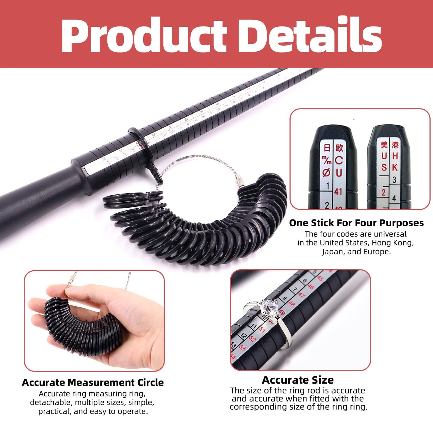 Comprehensive Jewelry Making Supplies Kit with Ring Sizer and Tools