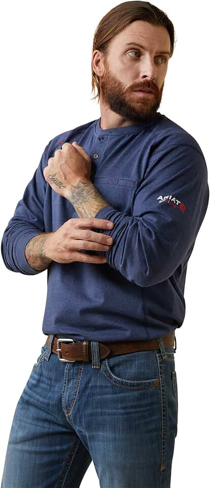 Men's Air Refinery Row Graphic Henley Top