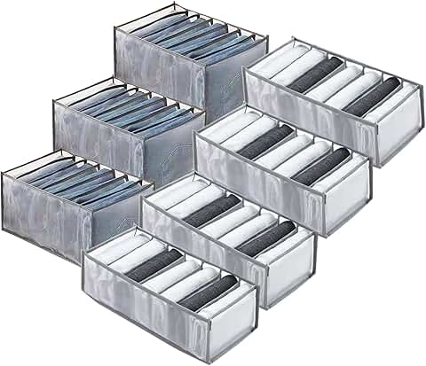 7-Grid Washable Foldable Closet Organizer