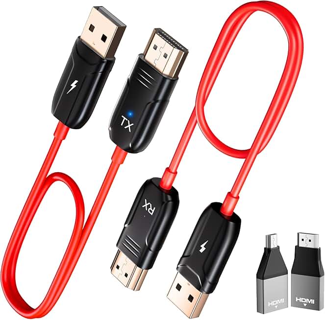 Wireless HDMI Transmitter and Receiver for 4K and 1080P Video