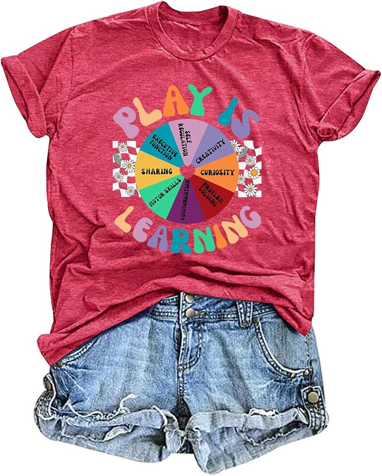 Funny Preschool Teacher T-Shirt for Women