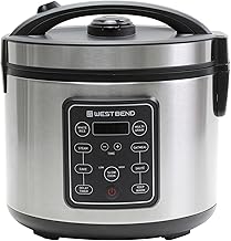 Programmable Rice and Grain Cooker with 9 Presets