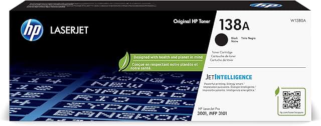 Black toner cartridge for laserjet printers