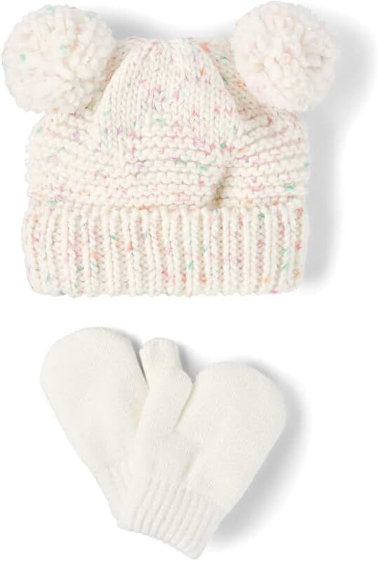 Baby and Toddler Winter Hat and Mittens Set