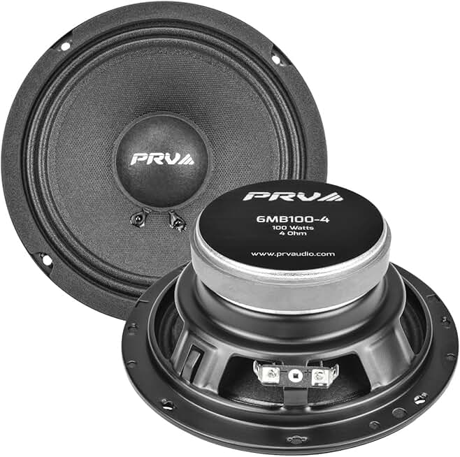 Pair of 6.5-inch 200W 4? Car Door Speakers