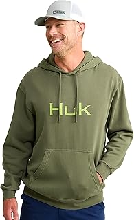 Men's Cotton Fleece Graphic Hoodie and Fishing Sweatshirt