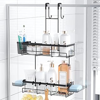 Over the Door Rustproof Shower Organizer for Bathroom