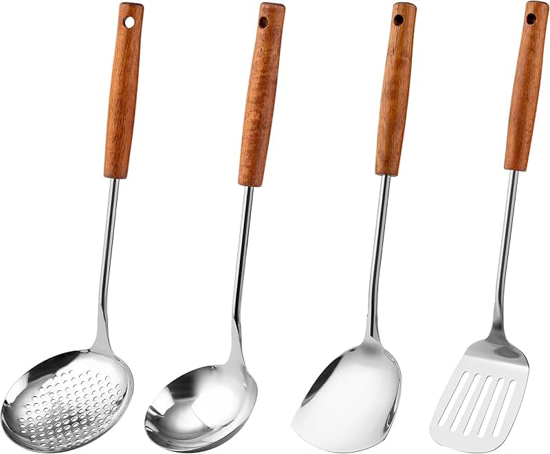 Household Cookware Set with Ergonomic Handles