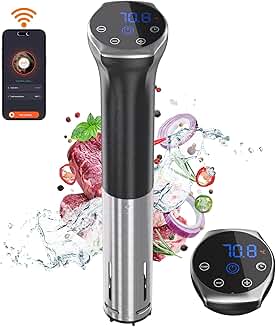 1100W WIFI Sous Vide Cooker with Recipes and Waterproof Design
