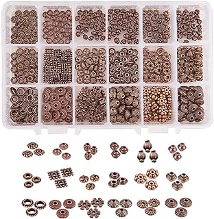 540 Tibetan Spacer Beads in 18 Styles for Jewelry Making