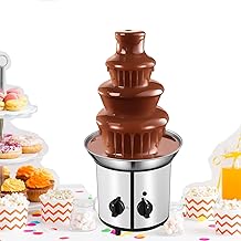 4-Tier Stainless Steel Chocolate Fondue Fountain
