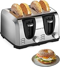 4-Slice Toaster with Wide Slots and Multiple Settings
